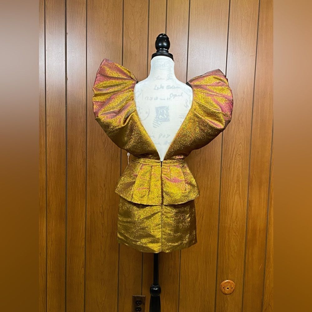 Ronny Kobo Ruffled mini dress size S - Picture 5 of 11